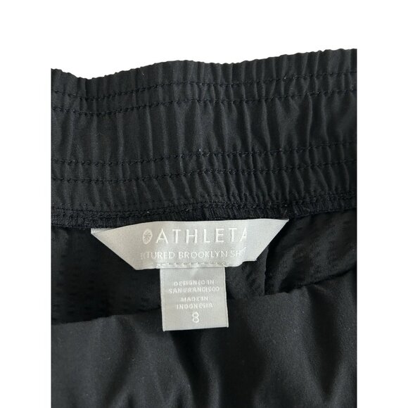 Athleta Shorts Womens 8 Textured Brooklyn Short Casual Elastic Athleisure Pocket - Picture 3 of 15